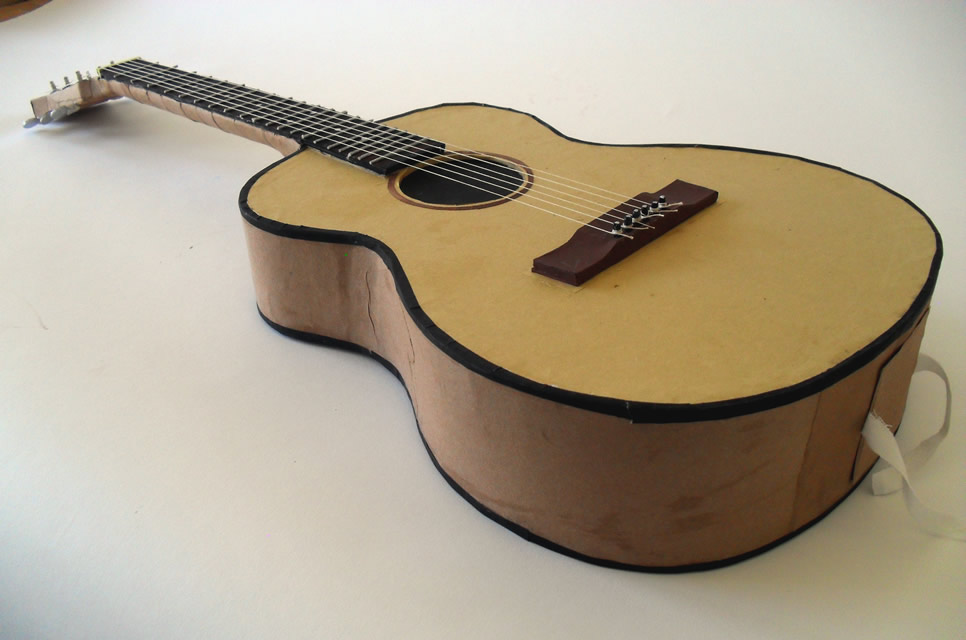 2. 6 string acoustic guitar