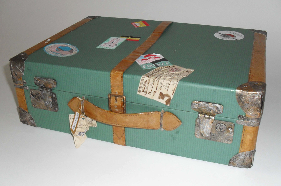 52. Another version green suitcase